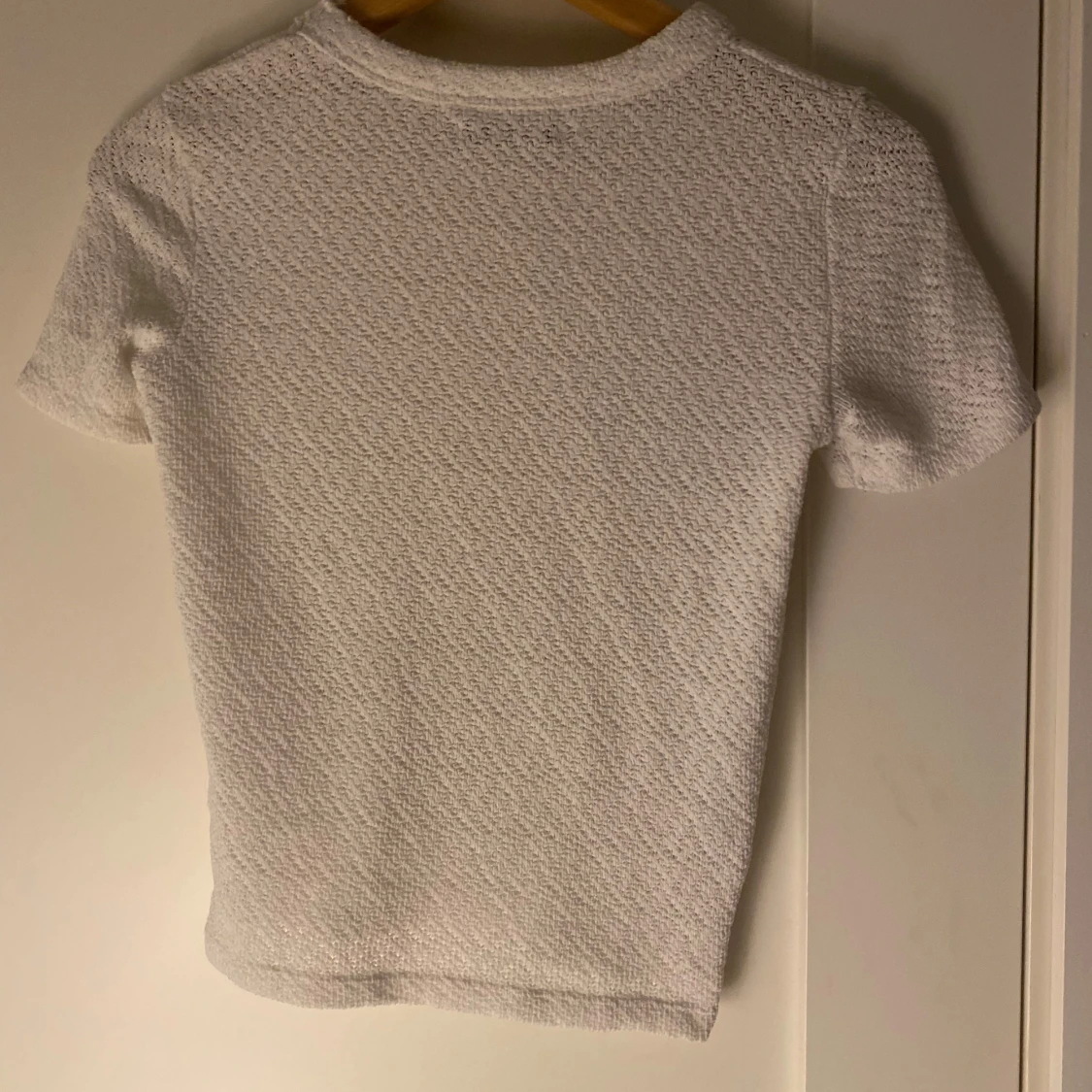 Vit stickad topp från Bershka - 1