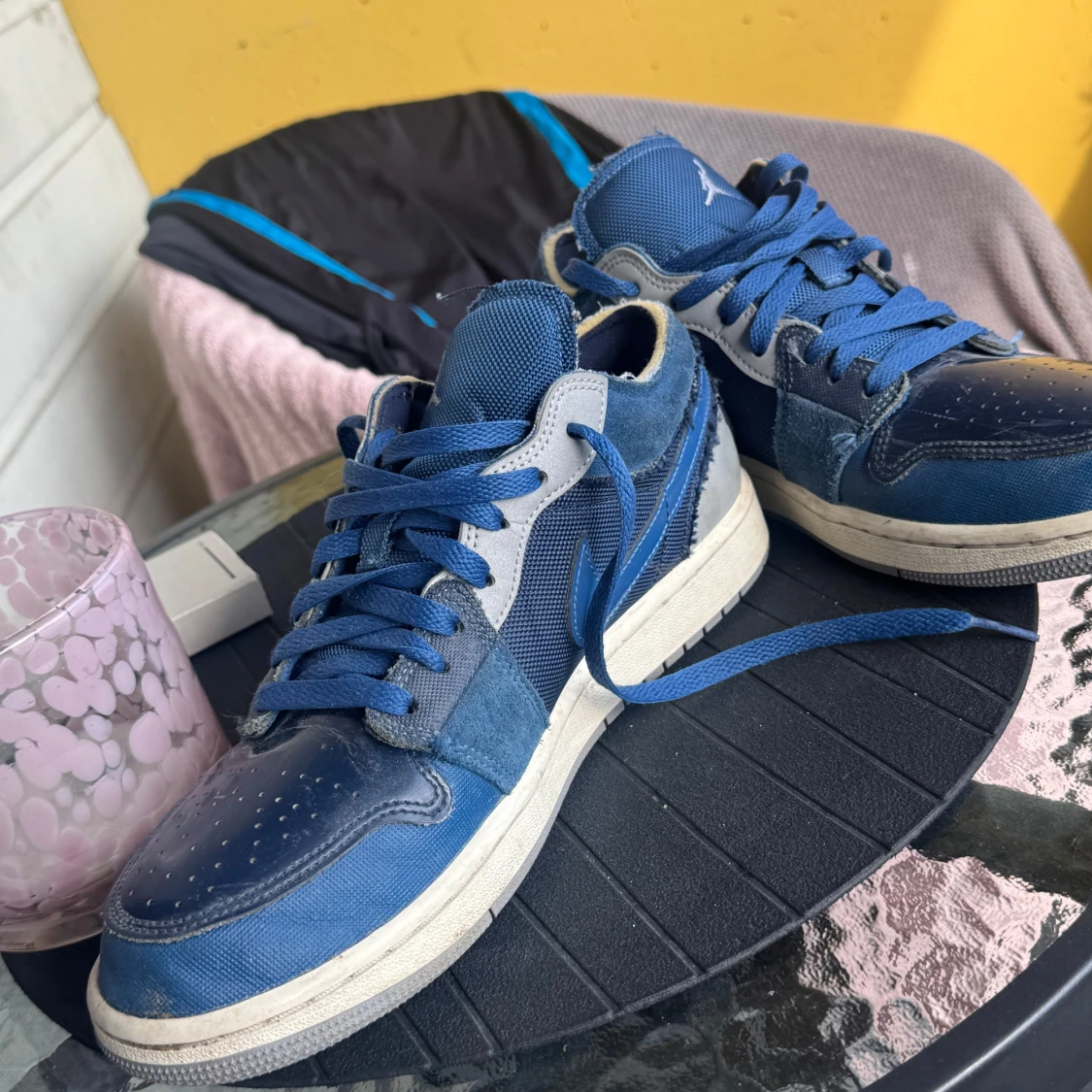 Nike Air Jordan 1 Low OG Blå US9 - 1