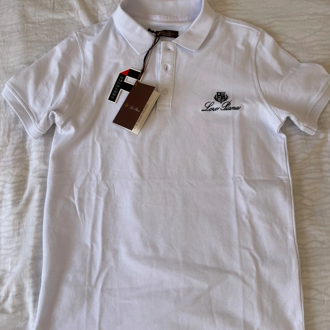 Vit pikétröja från Loro Piana - 1