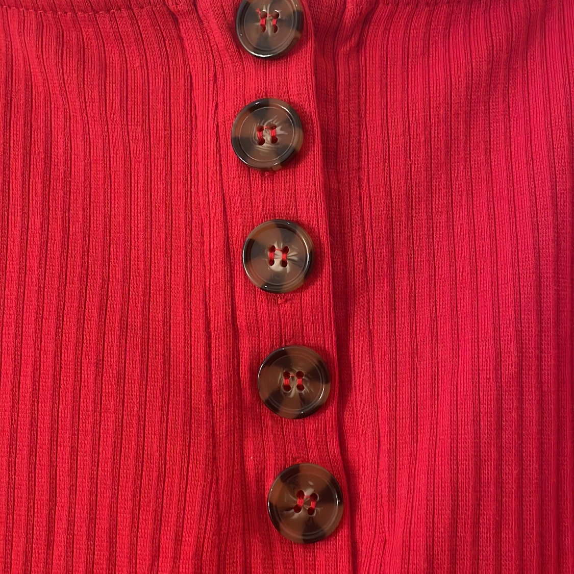 Röd ribbad klänning från Missguided - 1