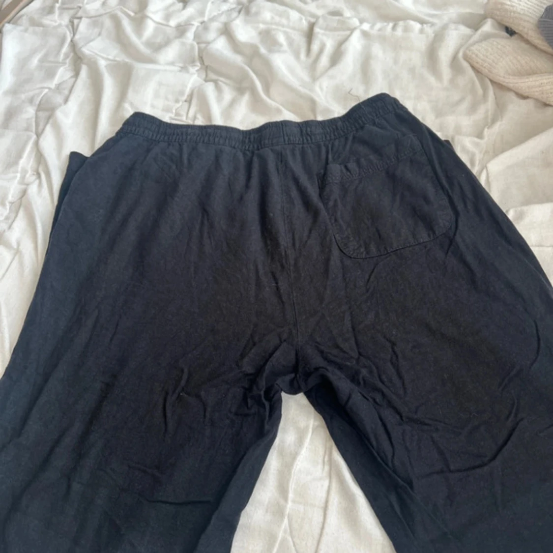 Svarta linnebyxor från lager 157, storlek S - 1