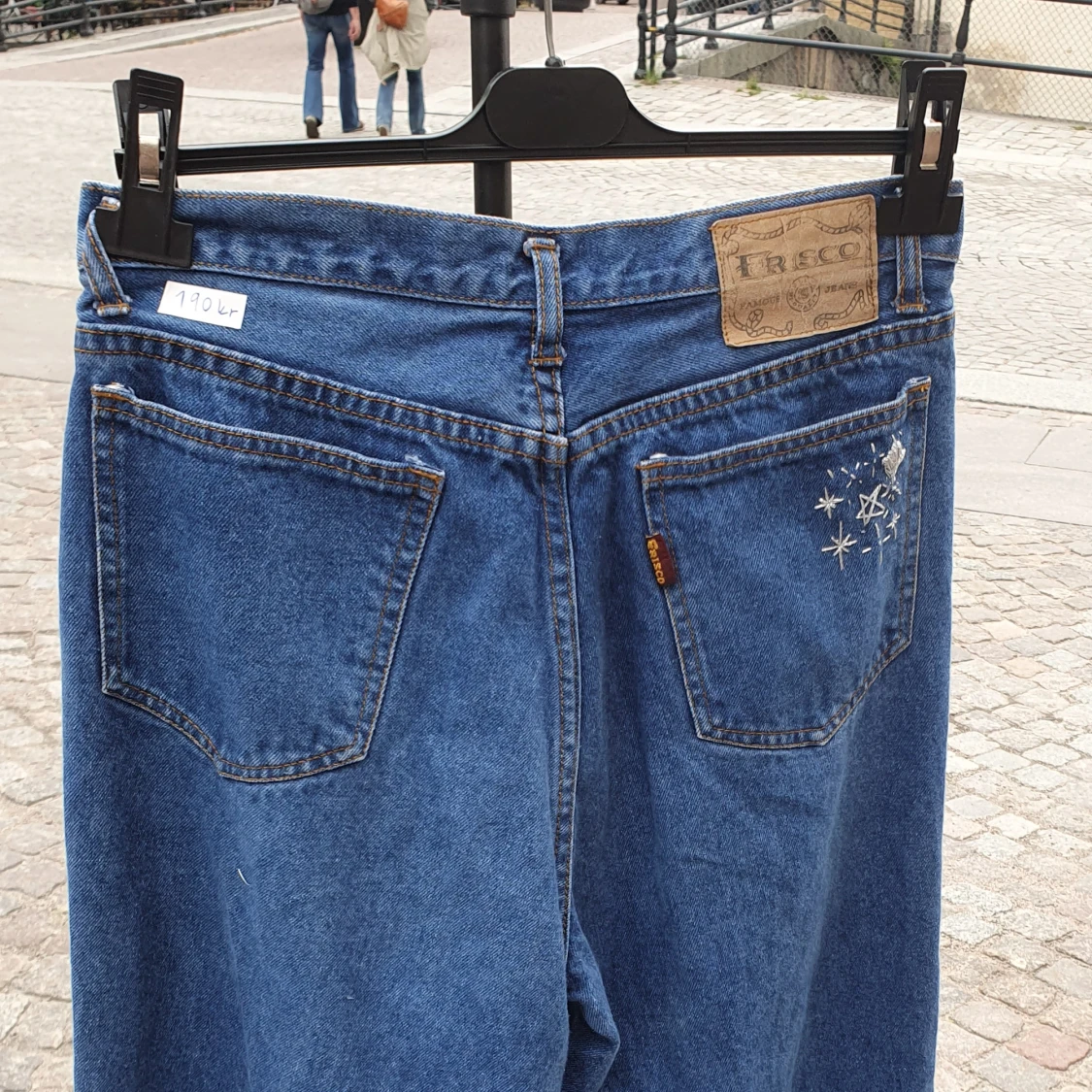 Stjärnbroderade Jeans  - 3