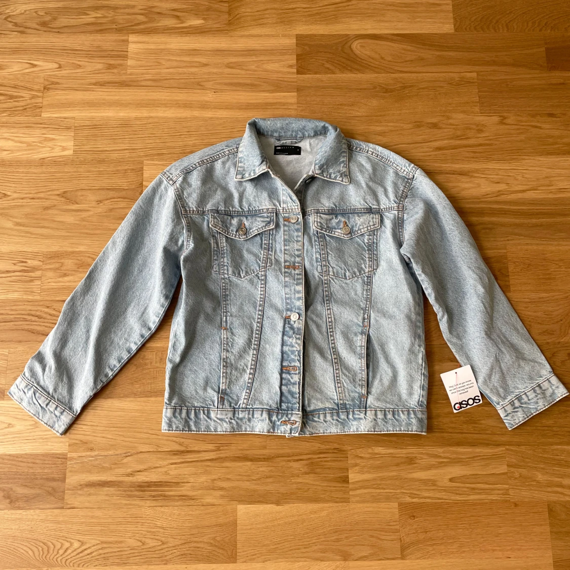 Ljusblå jeansjacka från ASOS DESIGN - 2