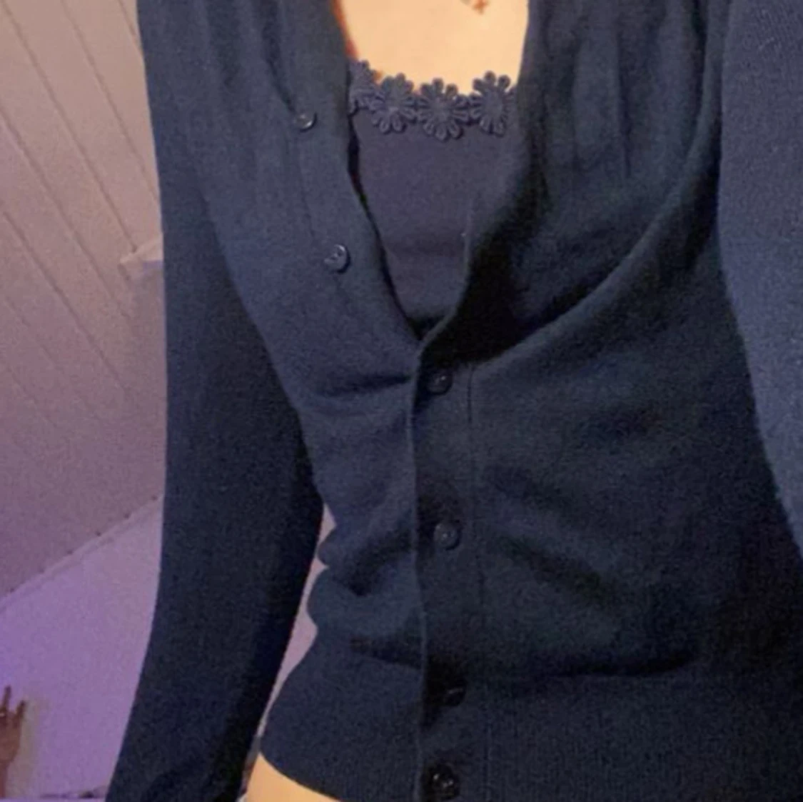 Mörkblå kofta från M&S Collection - 2