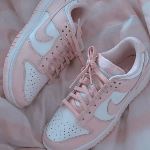 Låga Nike Dunk  - Köptes på vinted men var tyvärr för små. Tråkigt då den har så mycket kvar att ge de är i storlek 38 men skulle nog säga att de passar bättre för storlek 37 då dem är  väldigt små 💗 kän er fria att klicka på köp direkt men skriv om det finns frågor💗