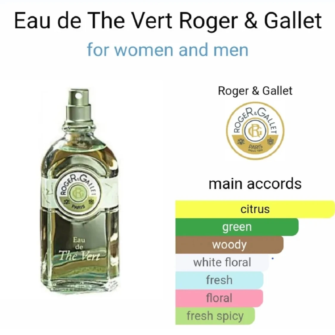 Eau de Thé Vert från Roger & Gallet - 1