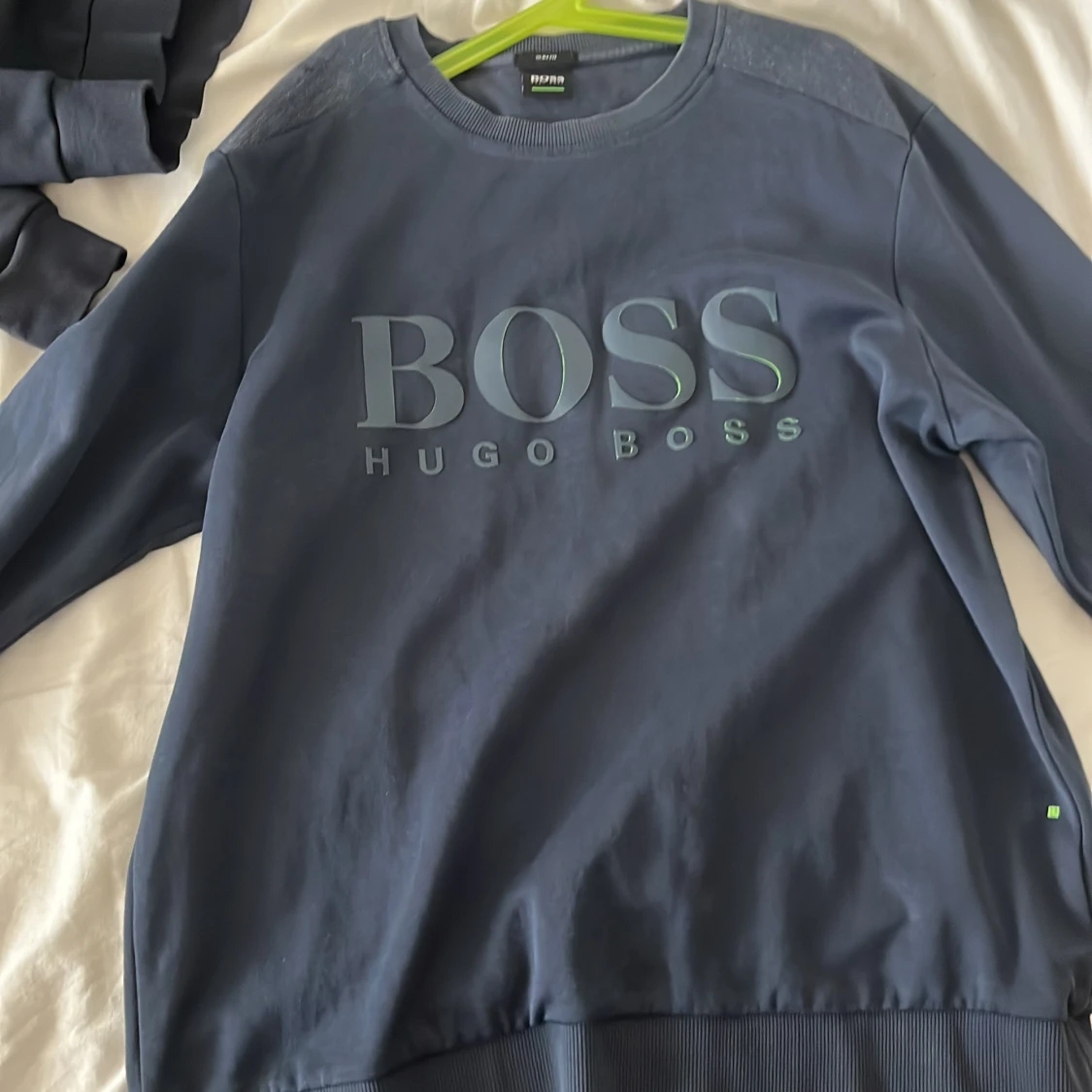 Blå sweatshirt från Hugo Boss