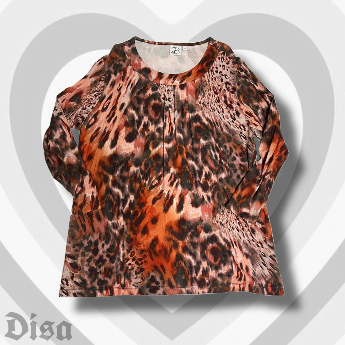 leopardmönstrad tröja