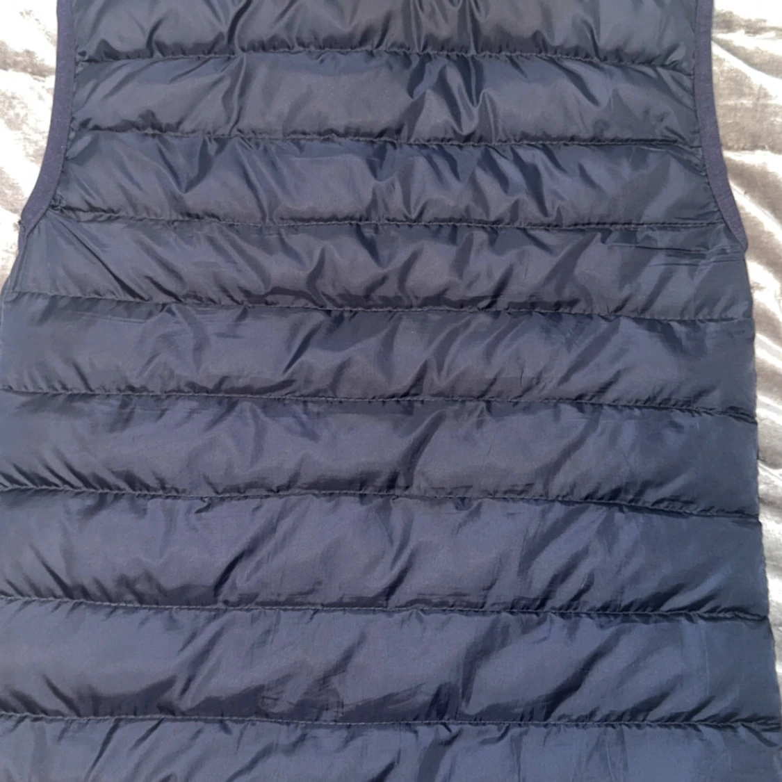 Mörkblå dunväst äkta Moncler - 1