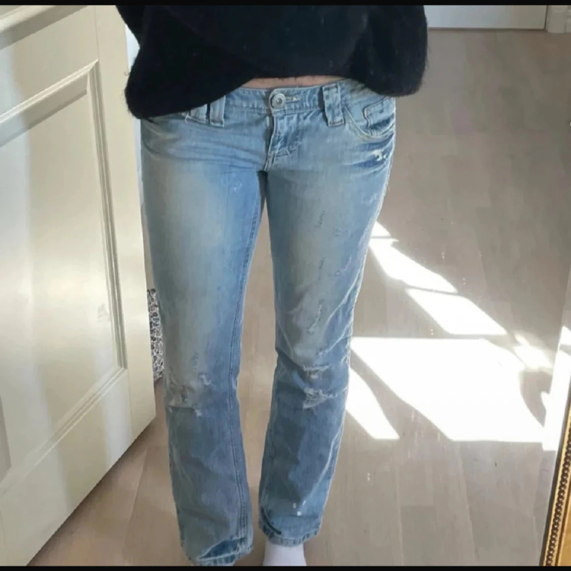 Ljusblå jeans från river Island  - 2