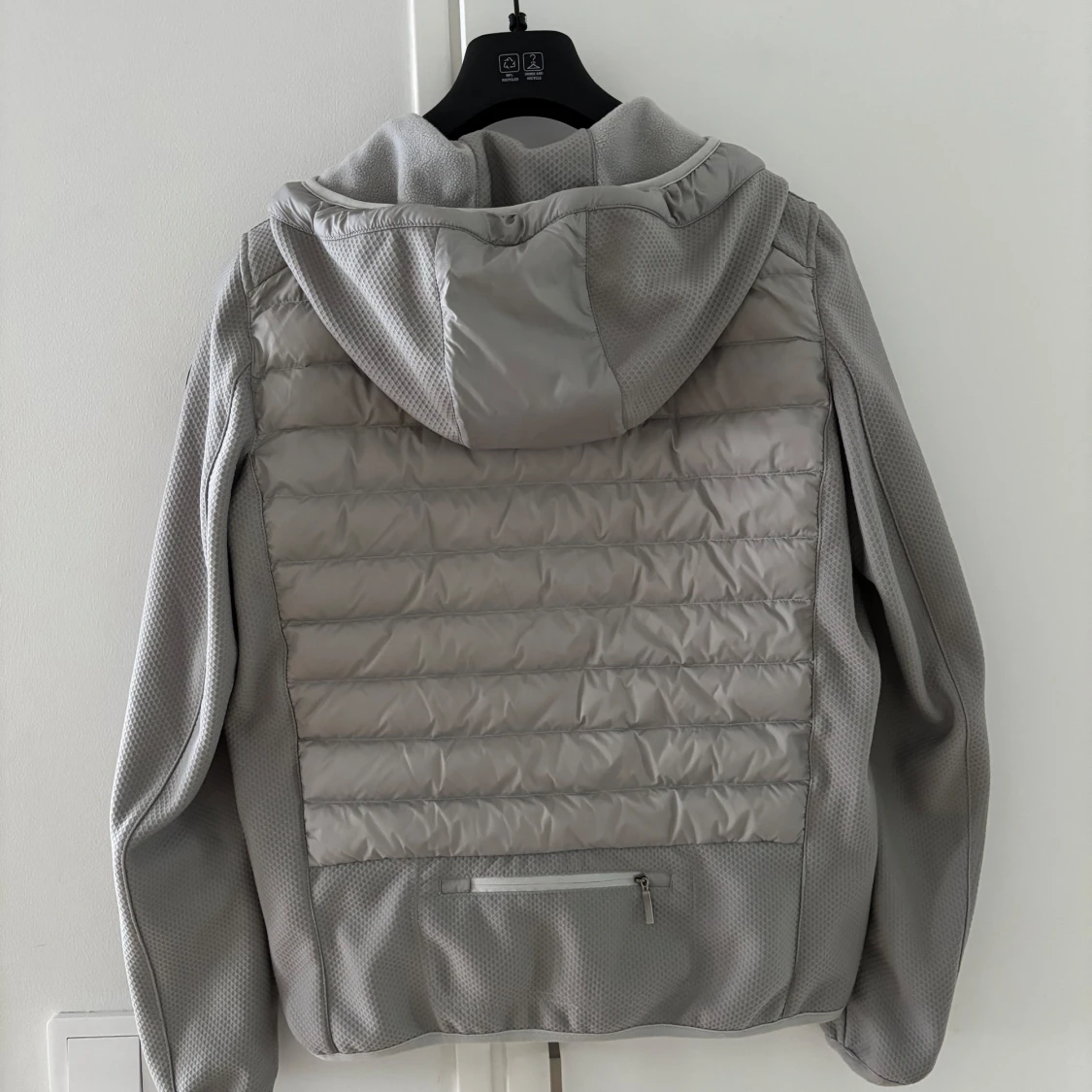 Ljusgrå Parajumpers Hybrid Cardigan Nolan - 1