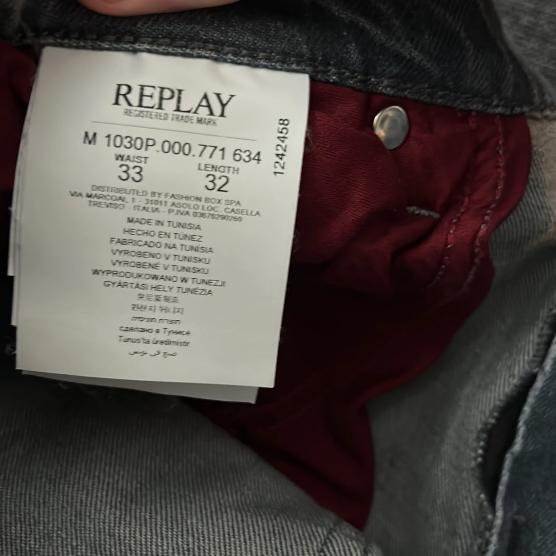 Replay ljusblå jeansbyxor - 4