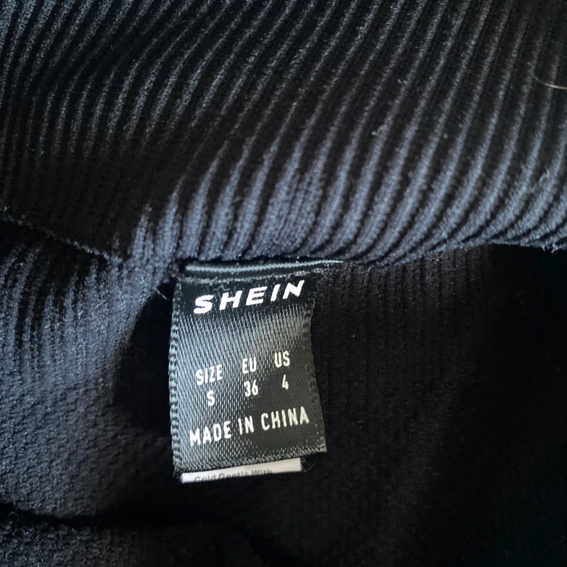 Svarta ribbade leggings från SHEIN - 2