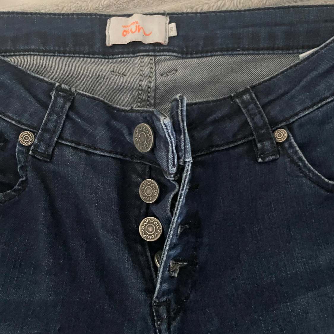 Mörkblå bootcut jeans från Only💗 - 3