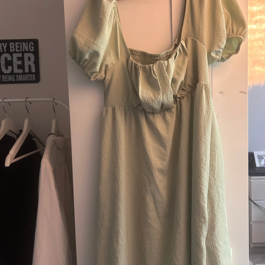 Ljusgrön kortklänning från SHEIN - 1