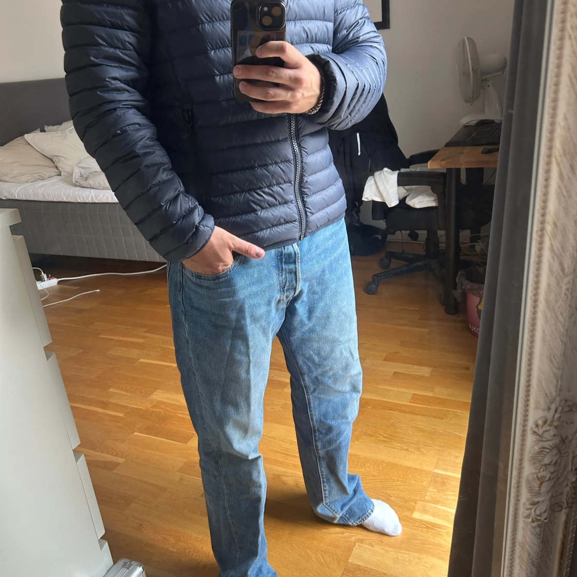 Blå dunjacka från Colmar - 1