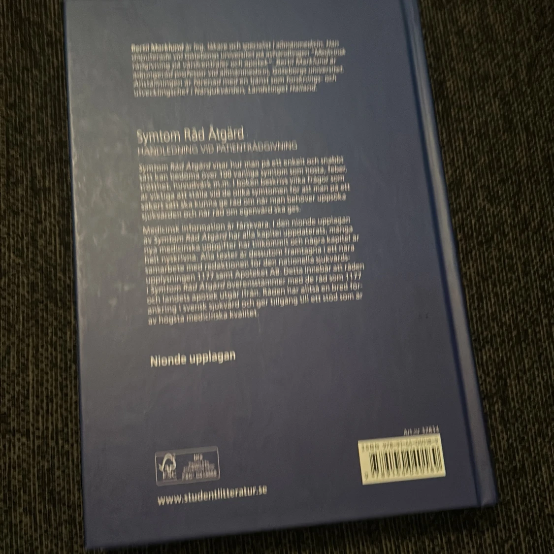 Symtom Råd Åtgärd: Handledning vid patientrådgivning - 1