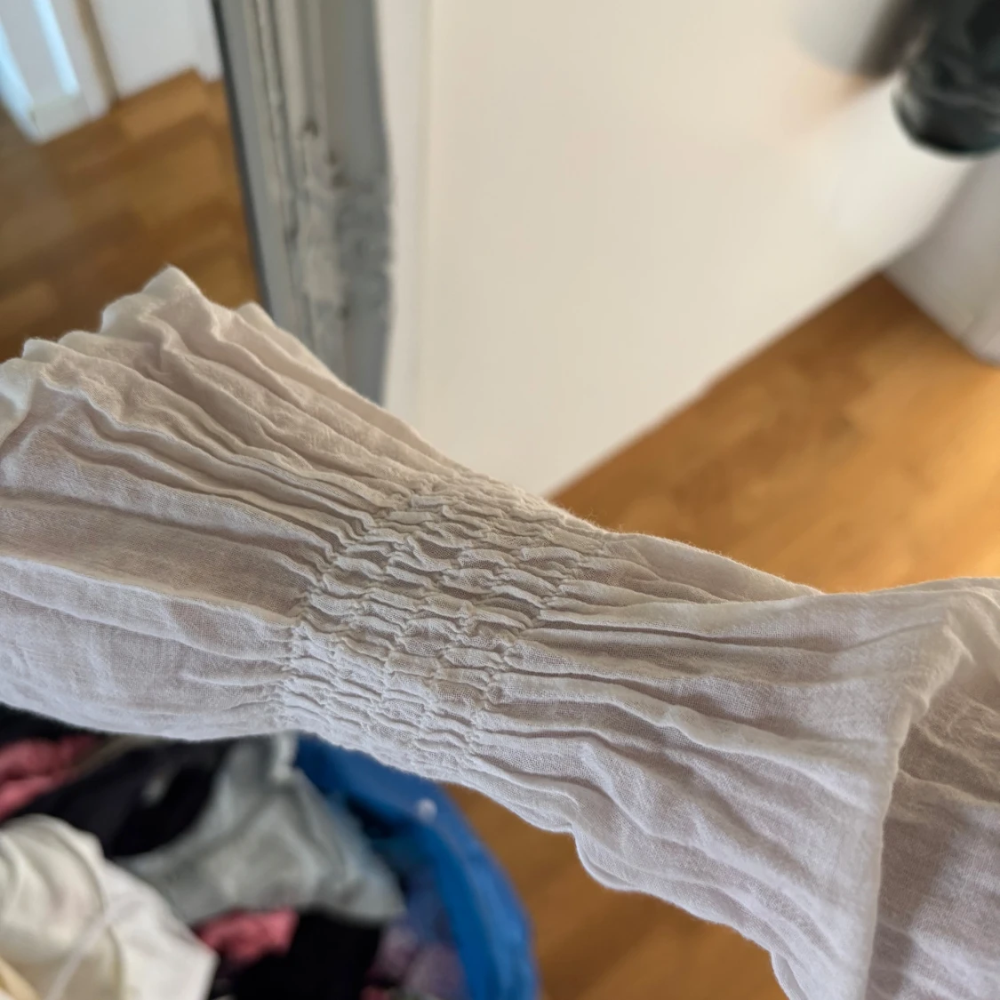 Vit blus i linne från Sisters Point - 3