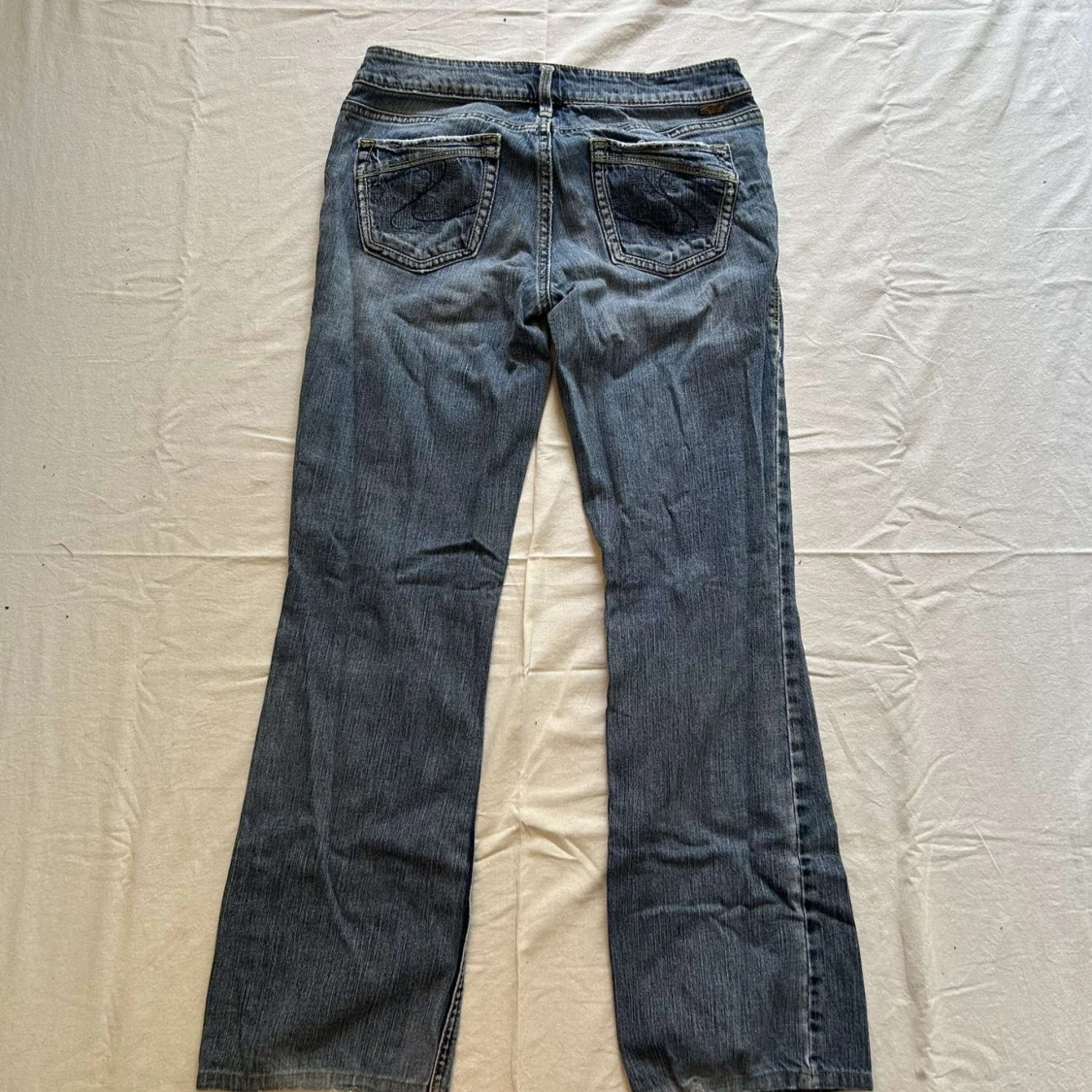 Lågmidjade bootcut jeans - 3