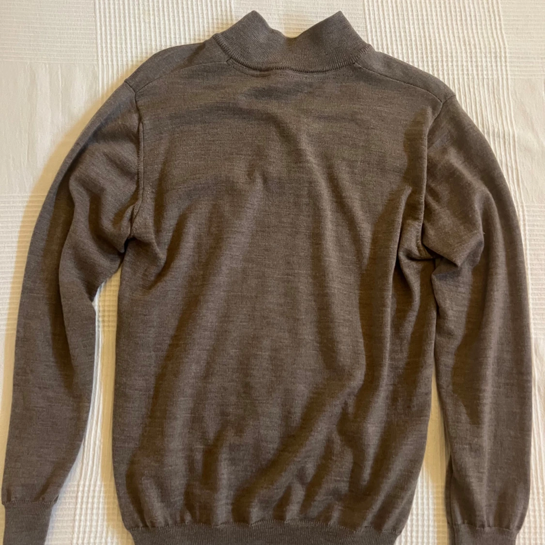 Brun merinoullströja från Sand - 1