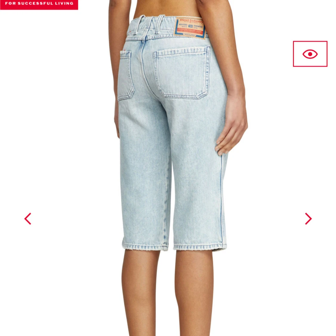 Ljusblå capri jeans från Diesel - 1