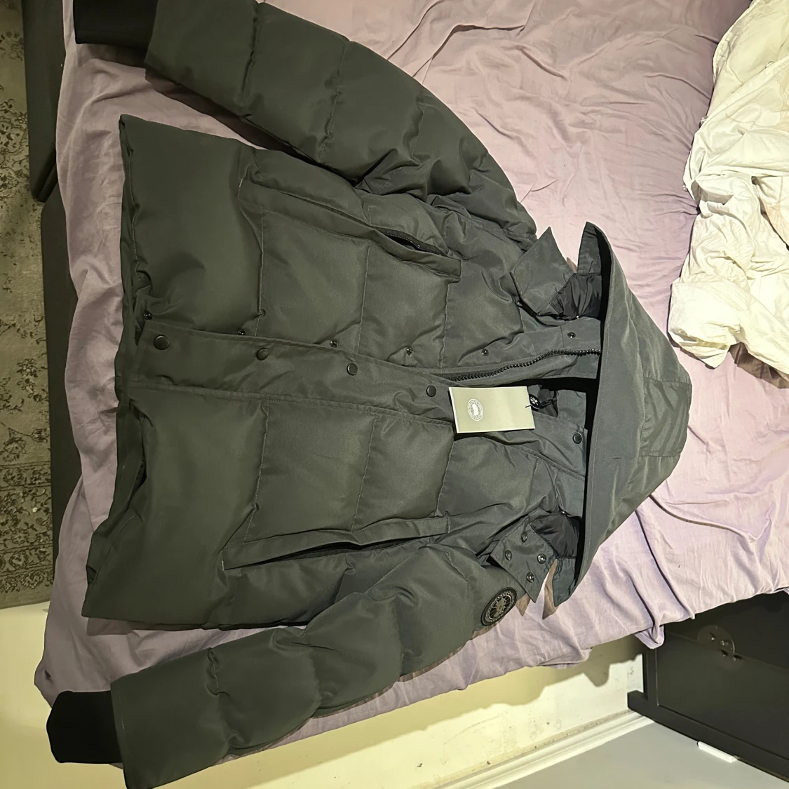 Canada goose black label grå wyndham