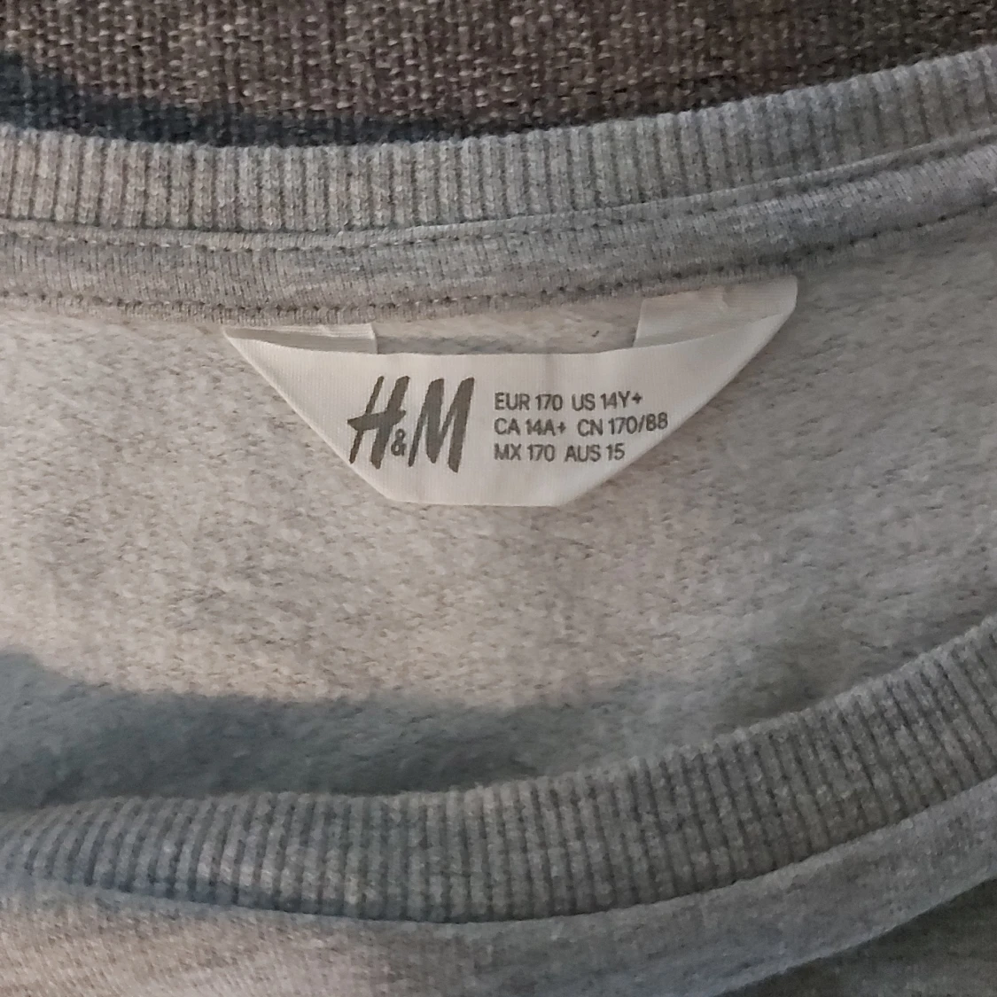 Grå långärmad tröja H&M "Forever Real" - 3