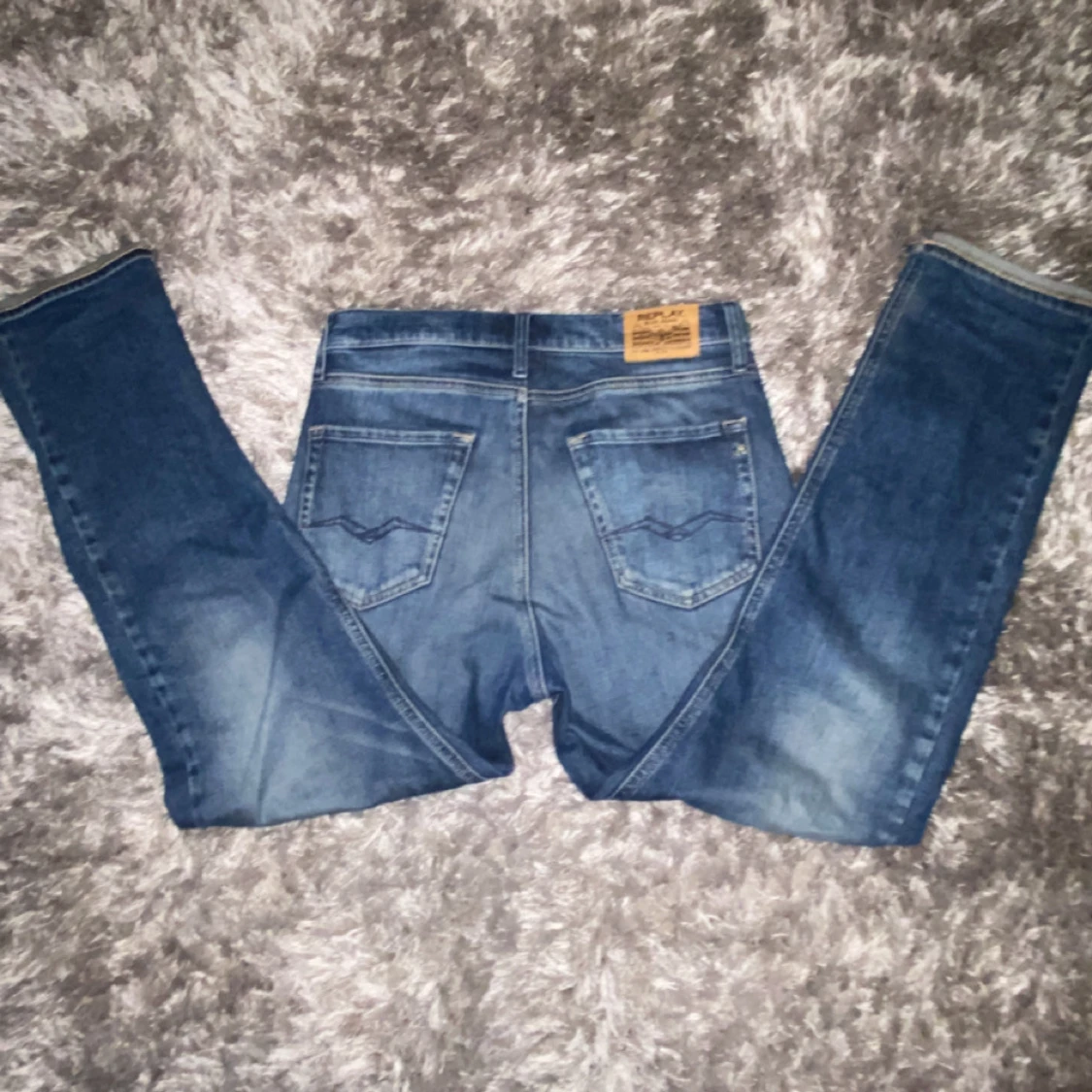 Blå Replay Jeans  - 1