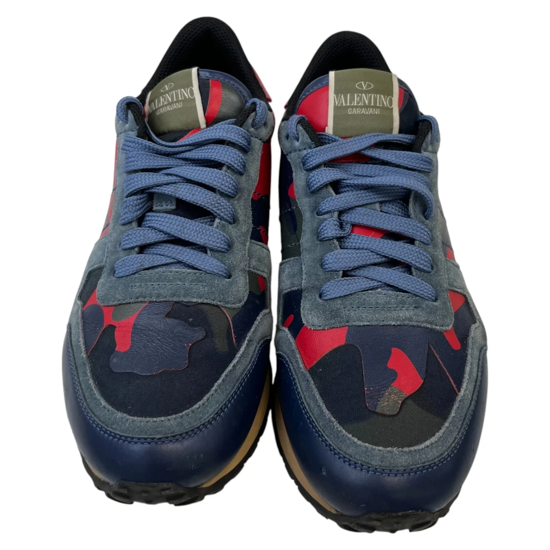 Valentino Rockrunner sneakers i blått och rött - 1