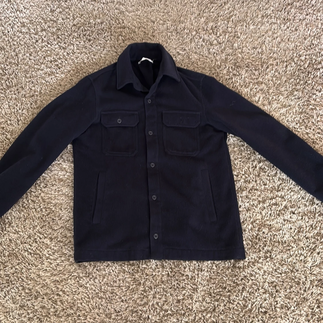 Marinblå overshirt från Zara