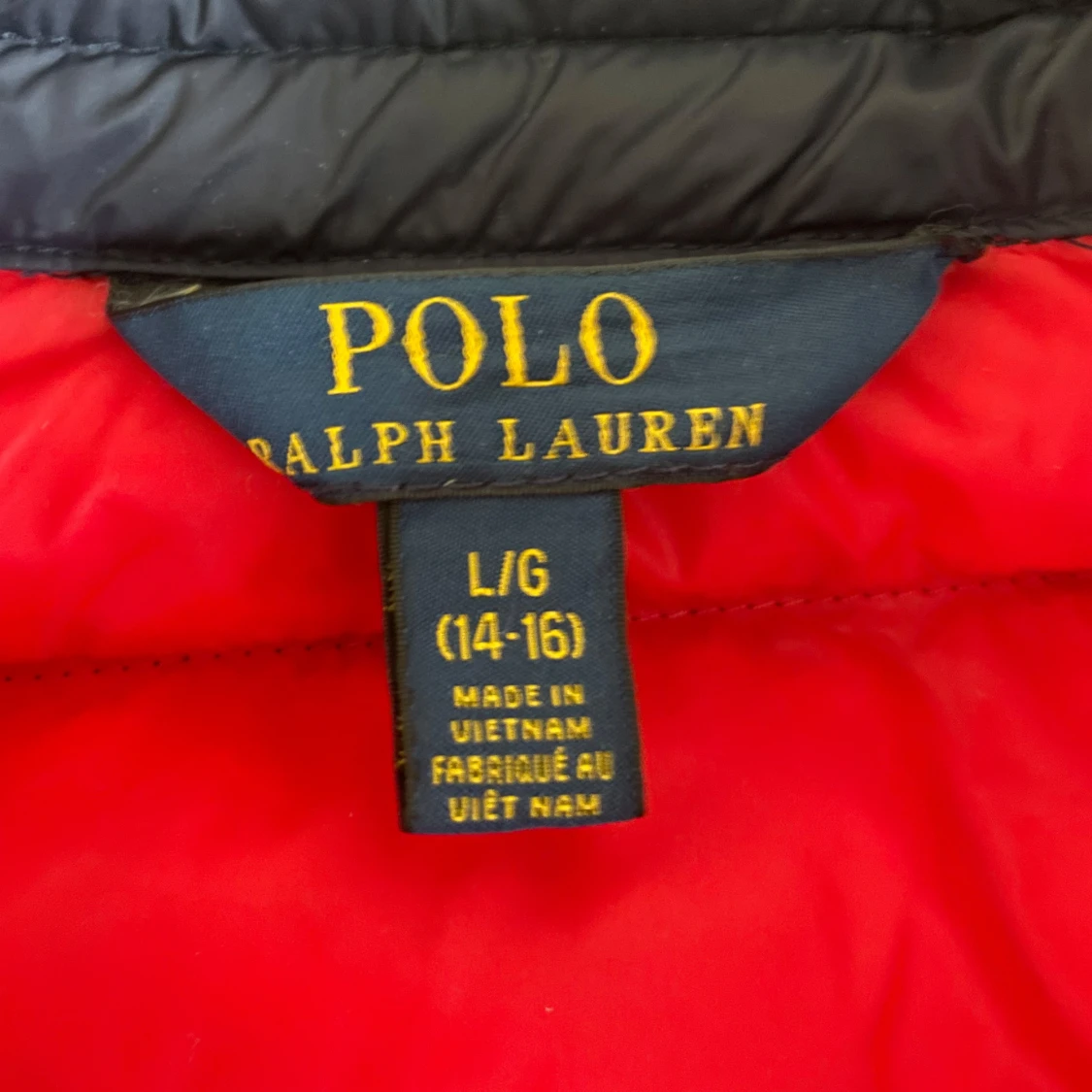 Mörkblå dunväst från Ralph Lauren - 1