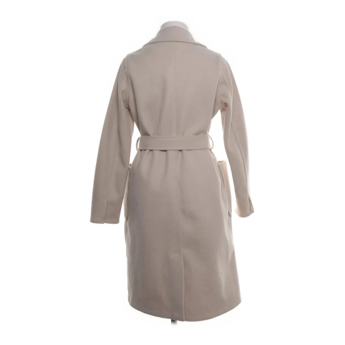 Beige kappa med bälte från Amisu - 1