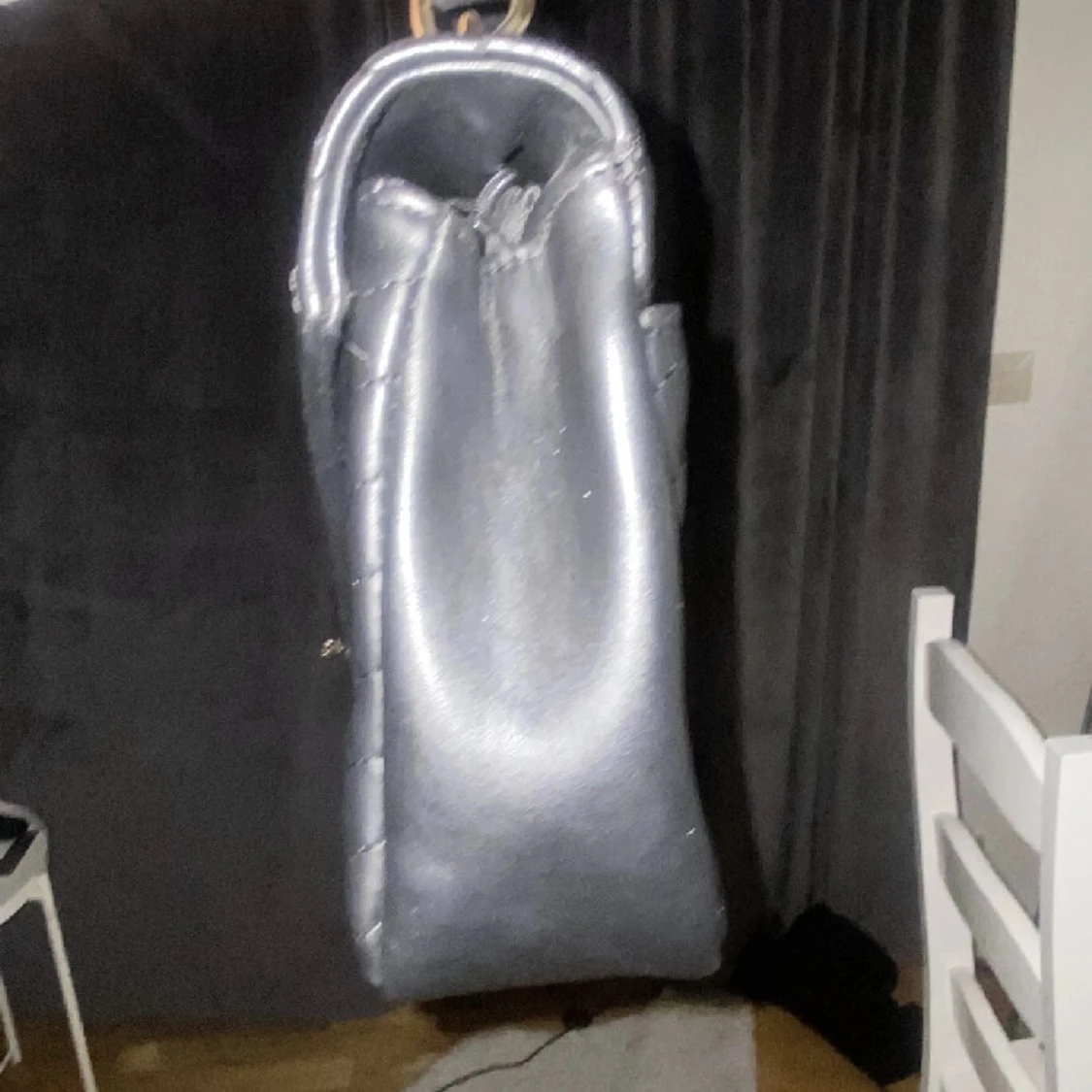 Svart quiltad YSL handväska i skinn - 2