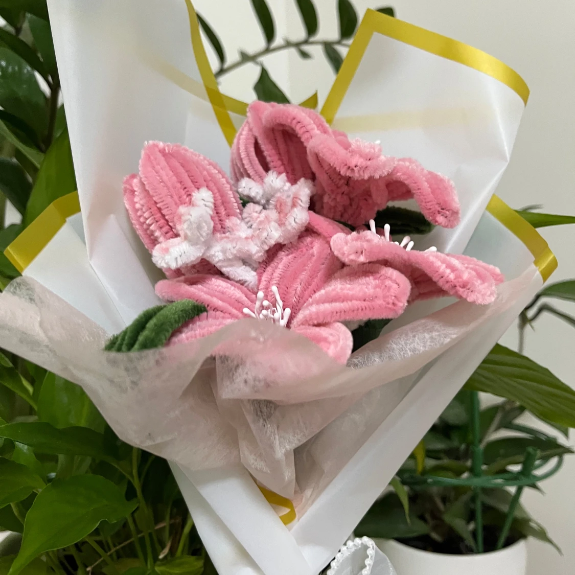 Rosa blombukett  - 2