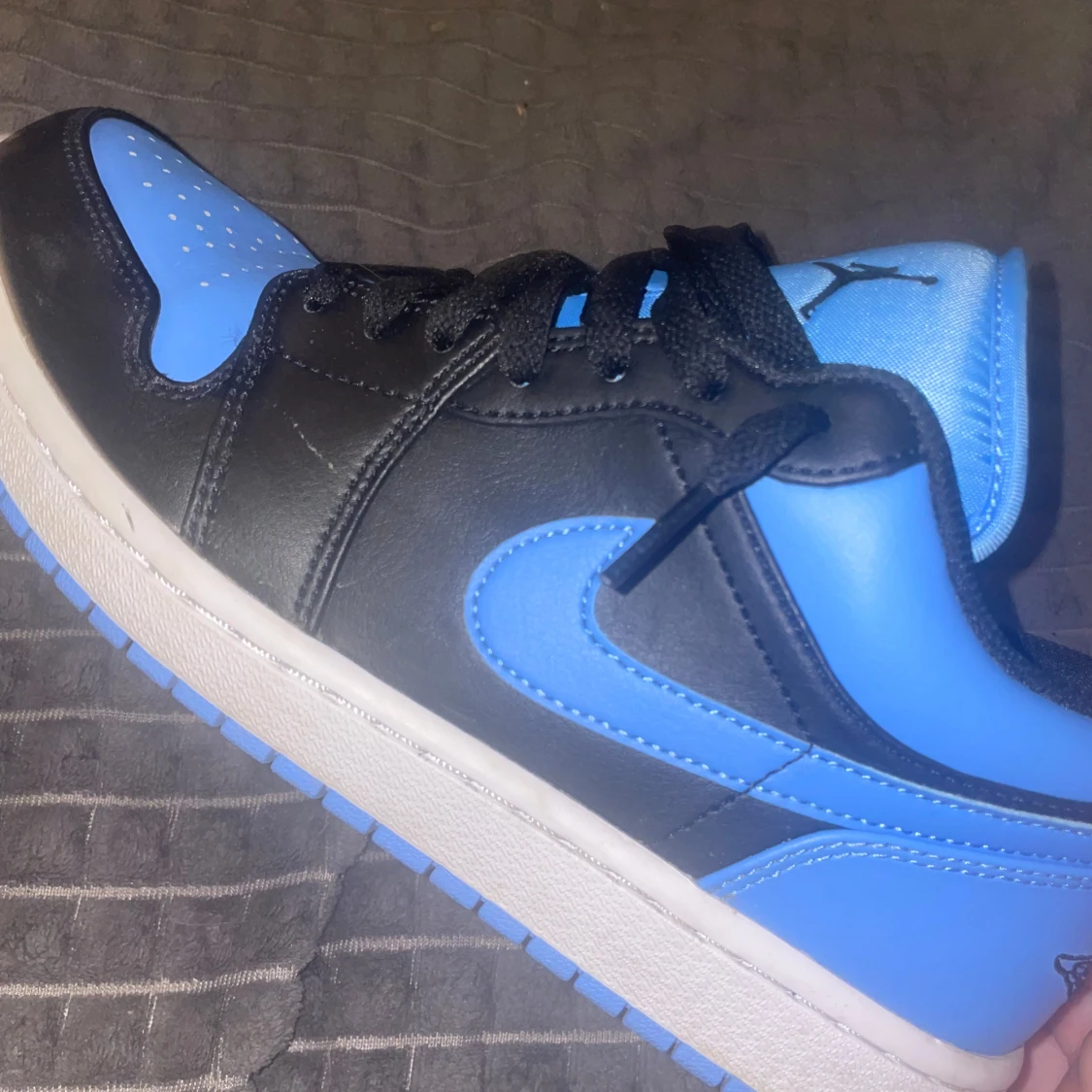 Nike Air Jordan 1 Low svart/blå - 3