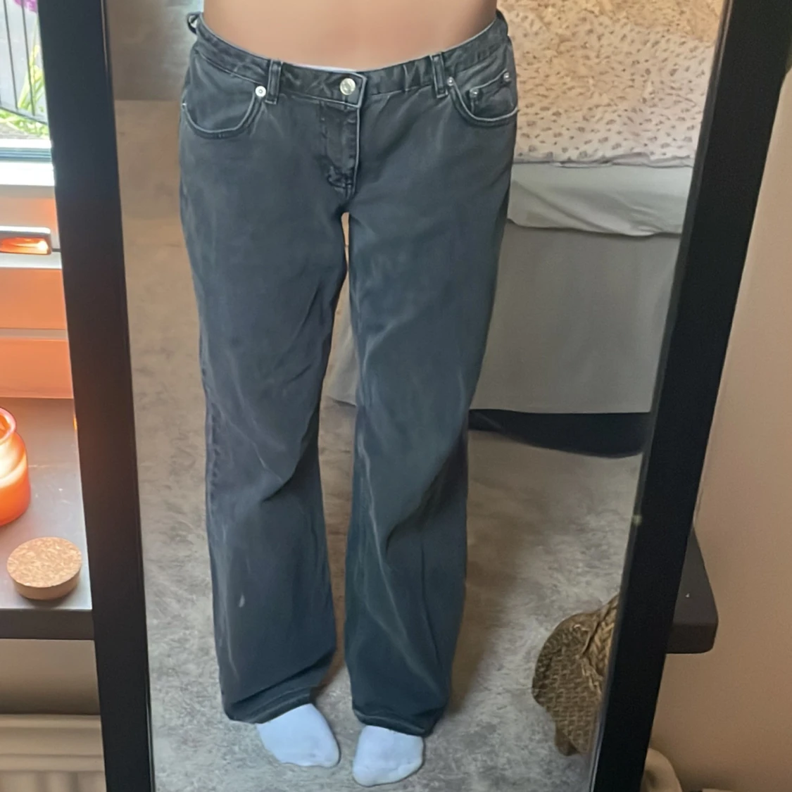 NA-KD low straight jeans