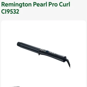Remington Pearl Pro Curl locktång - Remington Pearl Pro Curl CI9532 är en svart locktång med digital display och keramisk beläggning. Perfekt för att skapa snygga lockar med glansig finish. Ergonomisk design och enkel att använda med flera värmeinställningar.