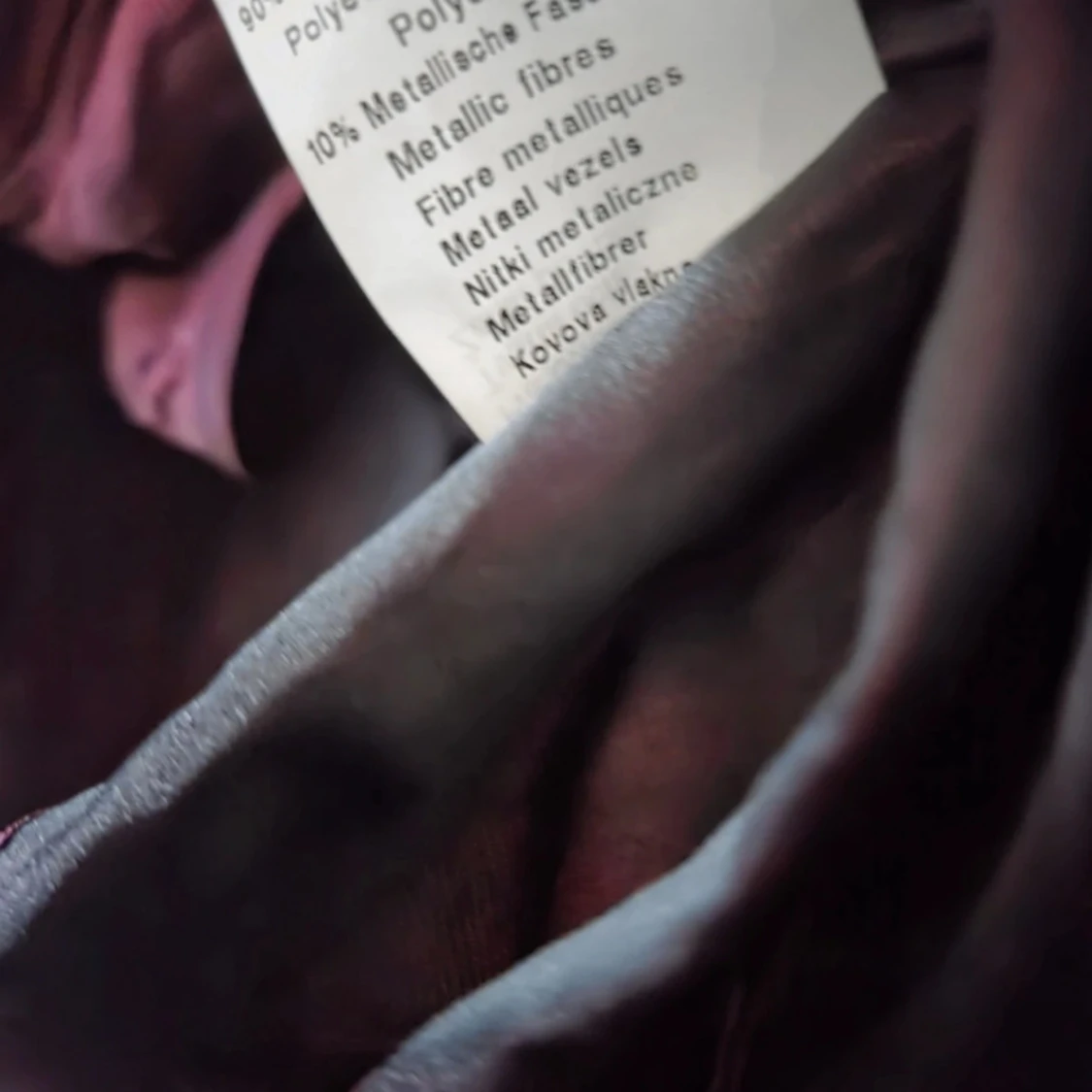 Svart och rosa kavaj i metallic - 3