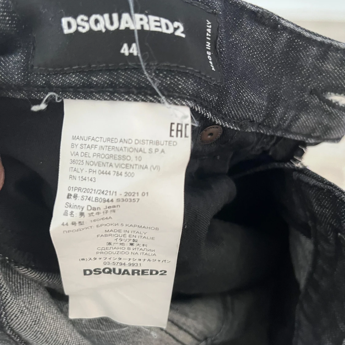 Svarta  jeans  Dsquared2 - 4