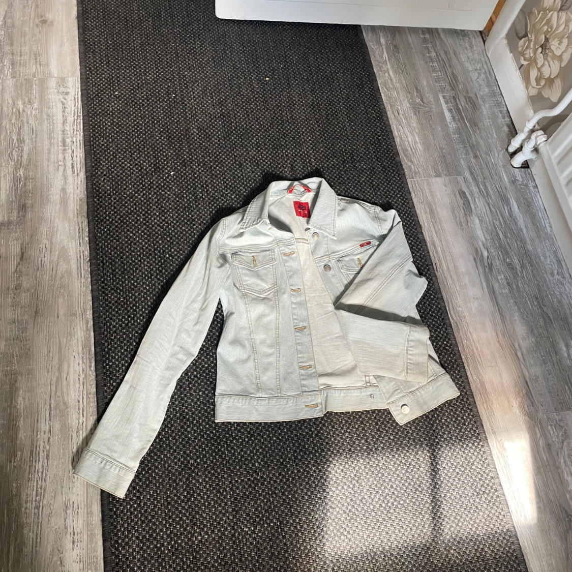 Ljusblå jeansjacka från only