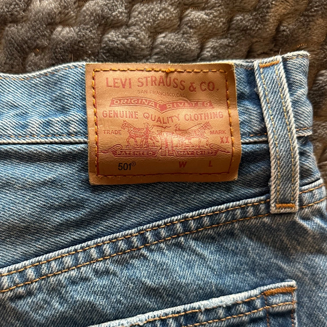 Levi's 501 högmidjade jeansshorts - 3