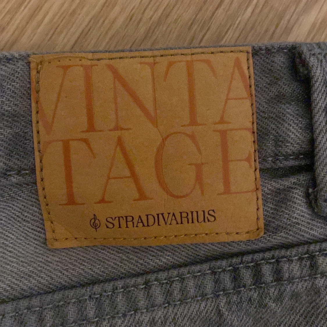 Grå jeansshorts Stradivarius vintage - 2