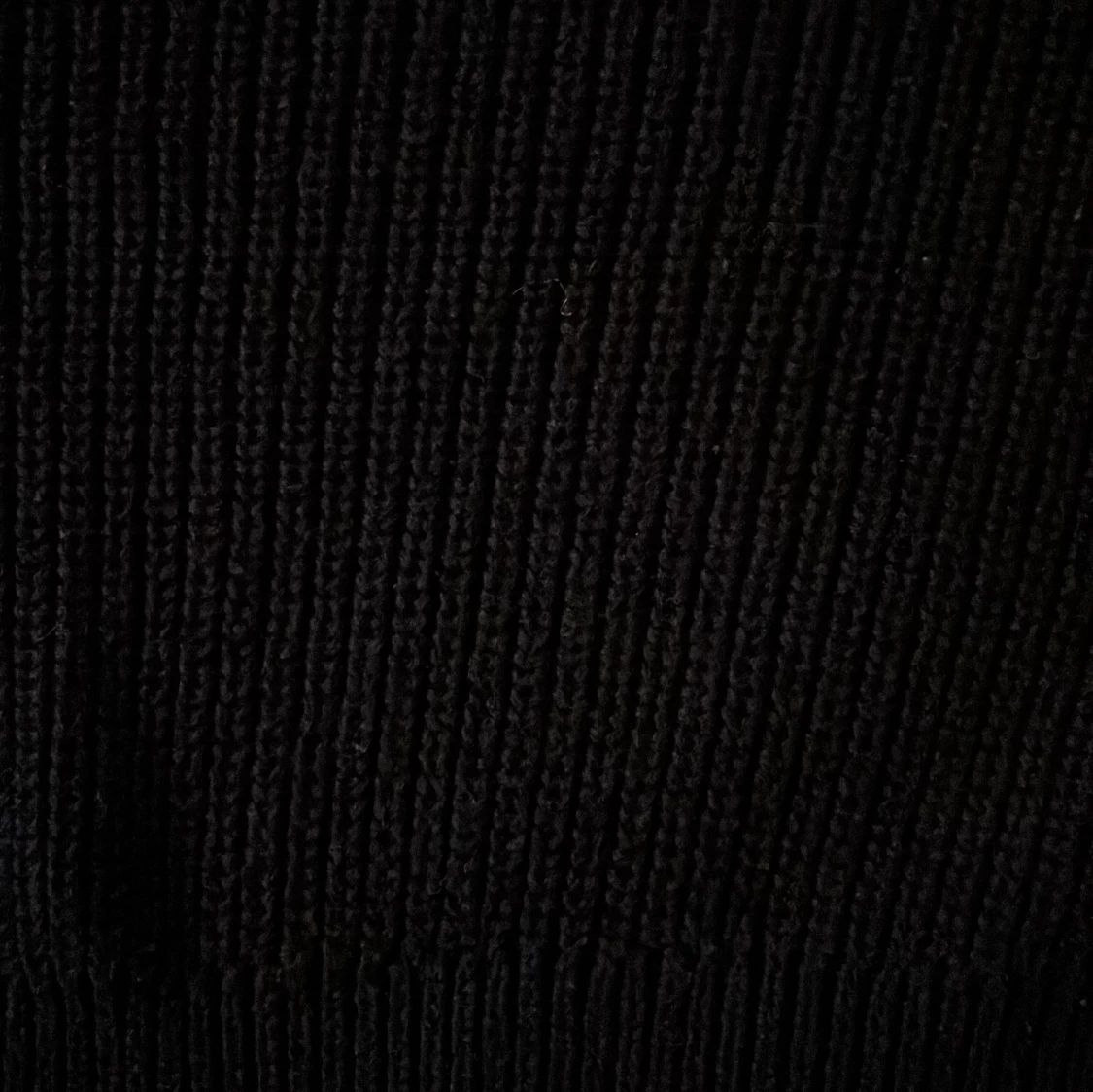 Svart stickad half zip tröja Grunt - 4