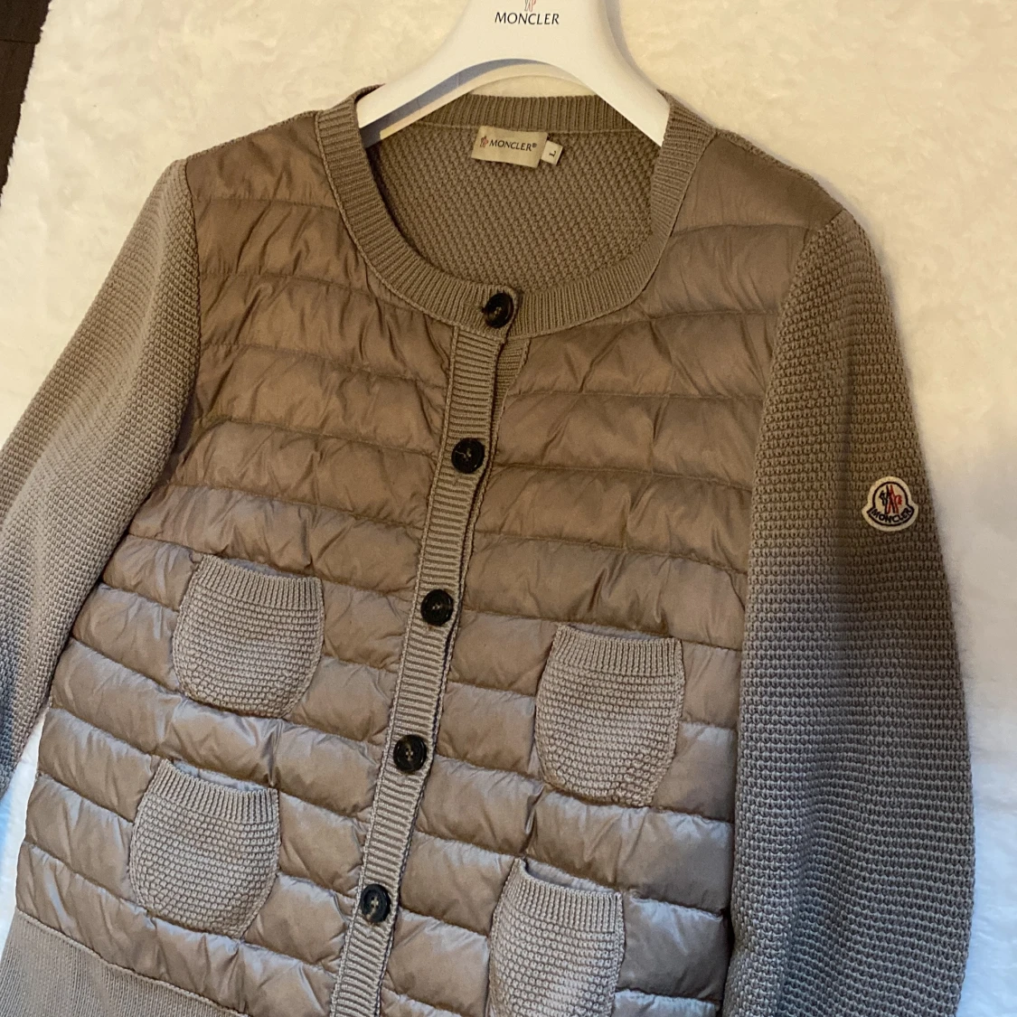 Moncler quiltad cardigan  - 2