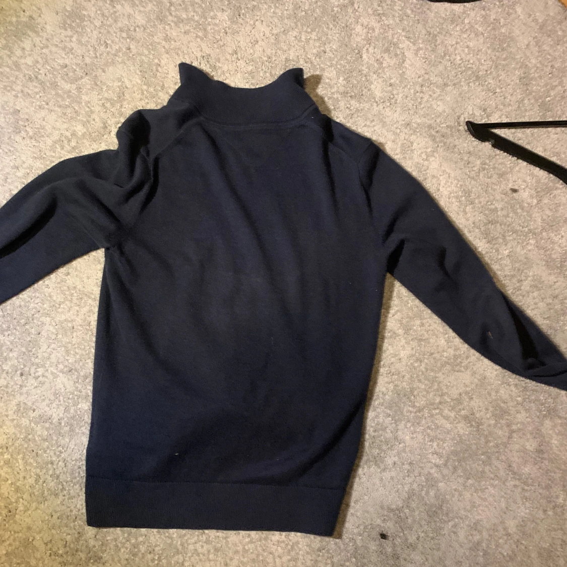 Marinblå half zip tröja Tommy Hilfiger - 3