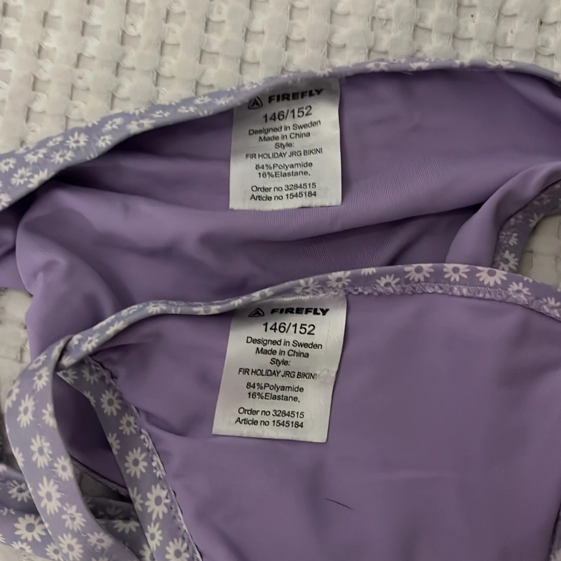 Ljuslila blommig bikini från Firefly - 2