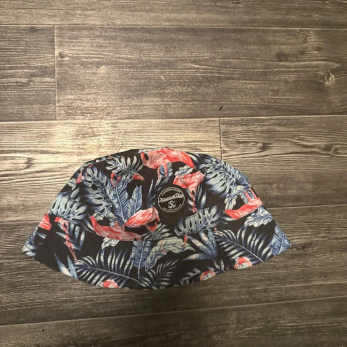 Blount & Pool bucket hat med flamingos