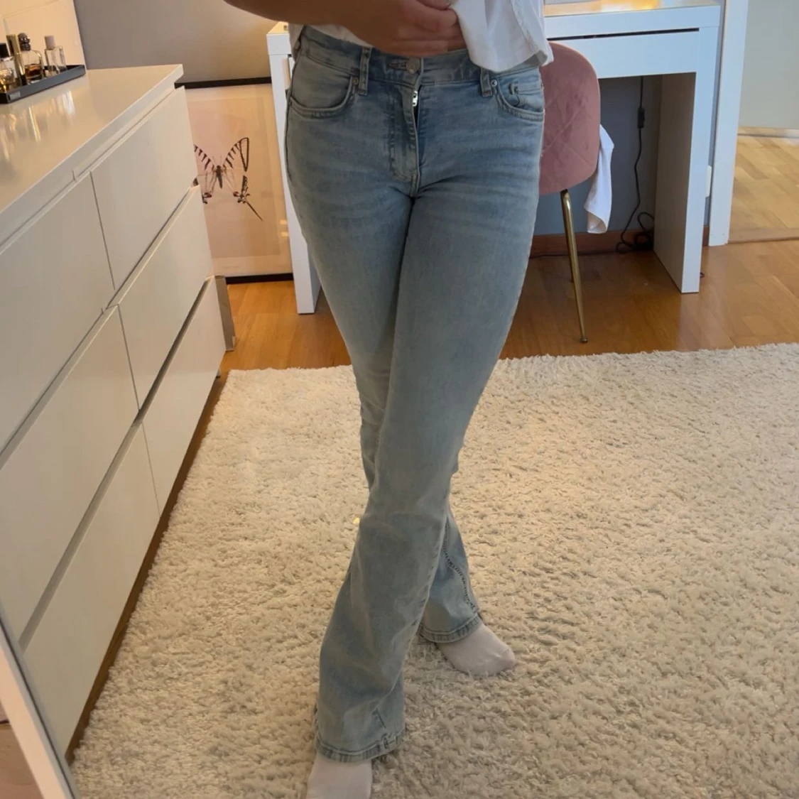 Bootcut ljusblå jeans