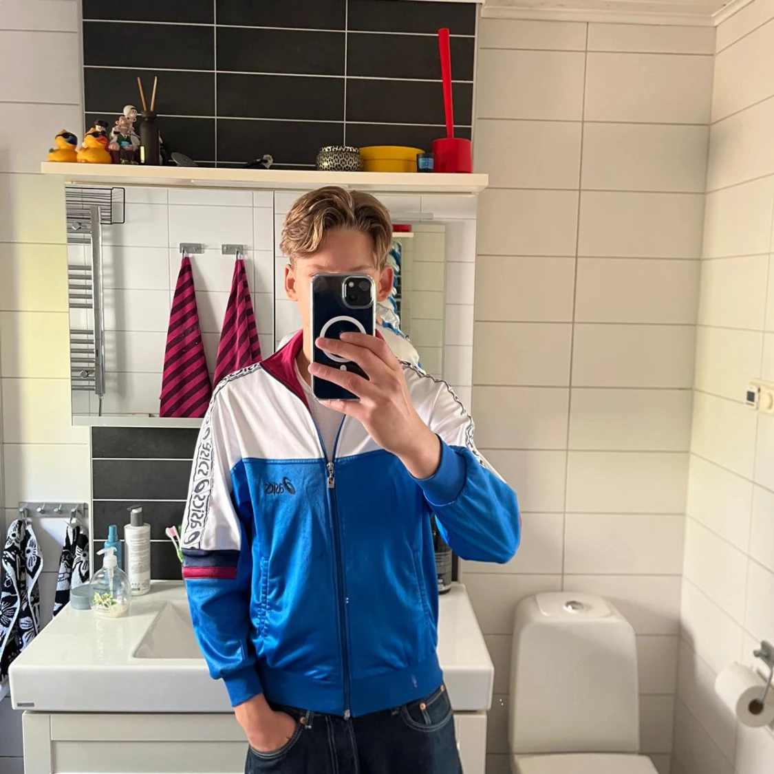 Retro jacka från Asics - 4