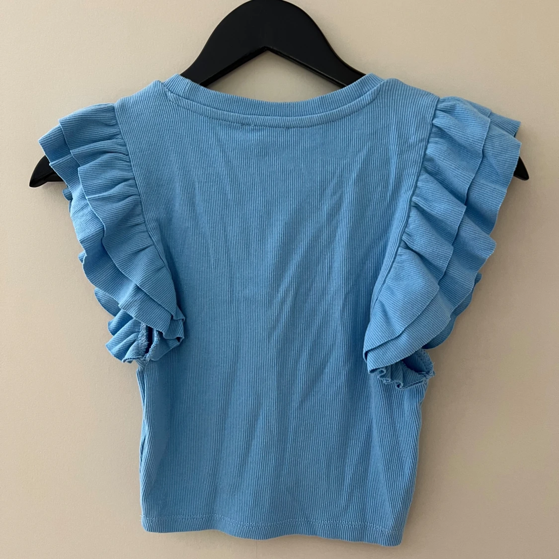 Blå volangtopp från Zara - 1